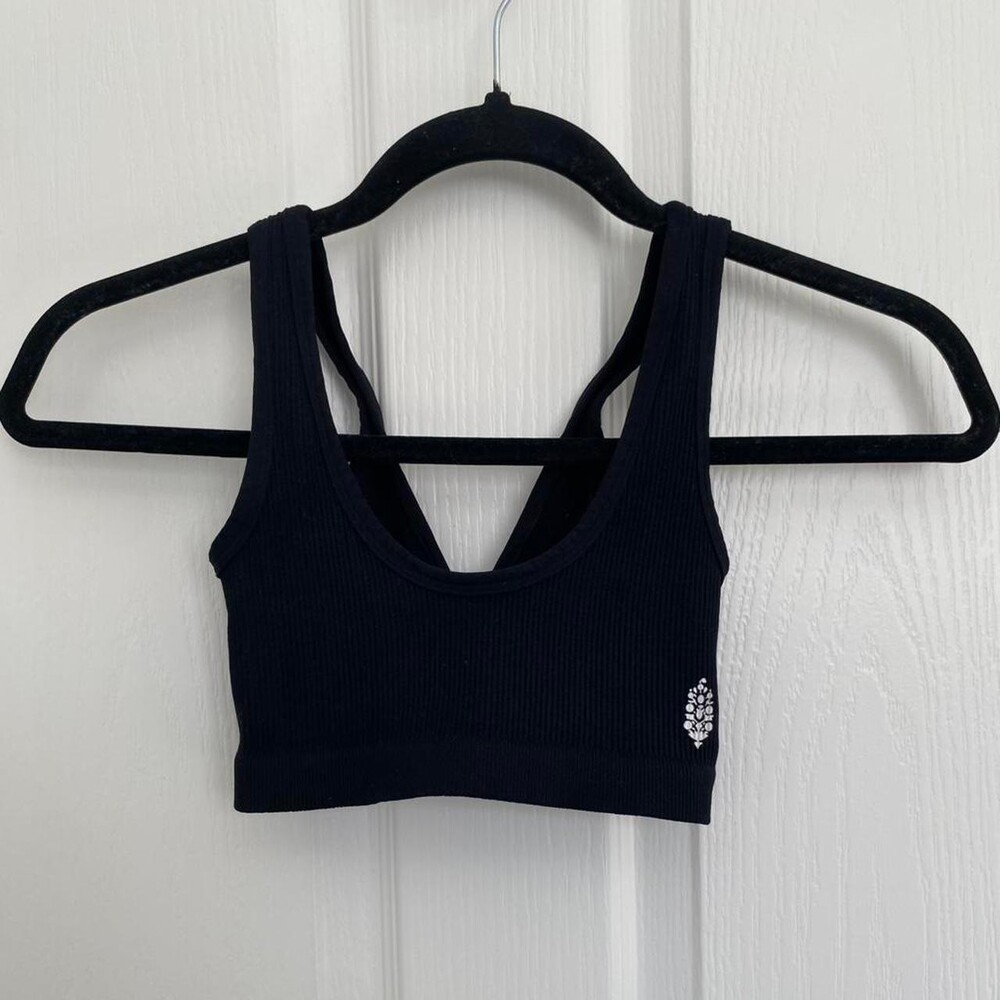 Free People Movement Black Ribbed 74 Dc